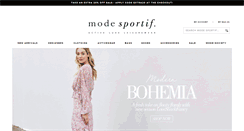 Desktop Screenshot of modesportif.com